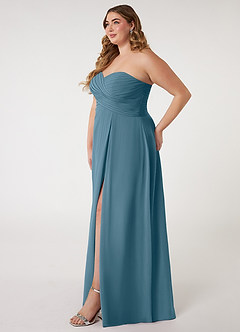 Azazie Arabella Allure Bridesmaid Dresses Bermuda A-Line Sweetheart Neckline Chiffon Convertible Dress image16