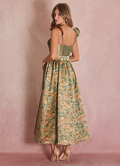 Abito Lungo Verde Acqua Vintage Celine image2
