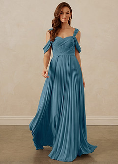 Christian Siriano Bridal for Azazie 1013 Bridesmaid Dresses Bermuda A-Line Off the Shoulder Chiffon Dress image9