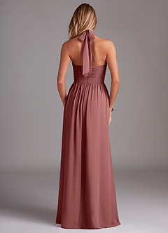 Azazie Avary Bridesmaid Dresses Amethyst A-Line Pleated Chiffon Dress image8