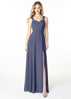 Azazie Julie Bridesmaid Dresses Stormy A-Line Sweetheart Neckline Chiffon Dress image1