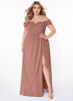 Azazie Millie Final Sale Agave A-Line Sweetheart Neckline Chiffon Convertible Dress image8