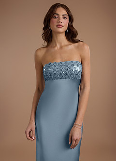 suknia Niebieski Pudrowy Maxi Narah image3