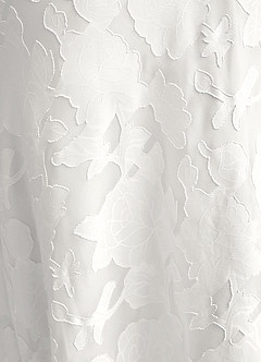 Azazie Emerson Brudepigekjoler Havfrue Off-Shoulder Blomsterudbrændthed Gulv-længde Kjole image3
