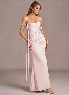 Robe Longue Rose Poudré Margaret image4