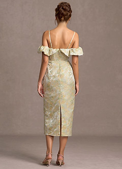 Vestido Verde Multi Midi Calista image5