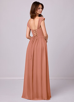 Barbie ♥ Azazie Bridesmaid Dresses MAI TAI A-Line Corset Chiffon Dress image5