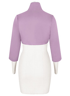front Azazie Shem Matte Satin Wrap
