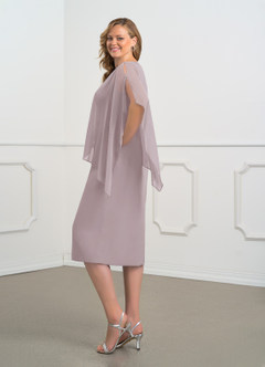 Azazie Sparrow Mother of the Bride Dresses Dusk Sheath Sequins Chiffon Dress image9