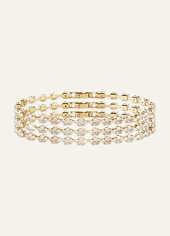 3-Pack Mini Marquise Crystal Tennis Bracelets