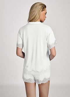 front TENCEL™ Modaler, lässiger Pyjama-Set