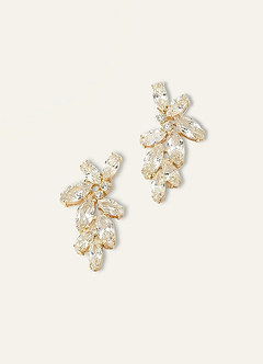 front Botanical Leaf & Tennis Zirconia Jewelry Set