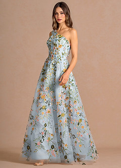 Maribel Sky Blue Maxi Dress image4