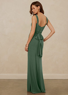 Christian Siriano Bridal for Azazie 1010 Bridesmaid Dresses Wrap V-Neck Luxe Knit Mermaid Dress image3