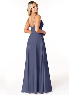 Azazie Moira Bridesmaid Dresses Stormy A-Line Scoop Chiffon Dress image5