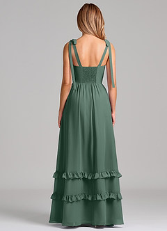 Azazie Anastacia Bridesmaid Dresses Sea Moss A-Line Sweetheart Neckline Chiffon Dress image2