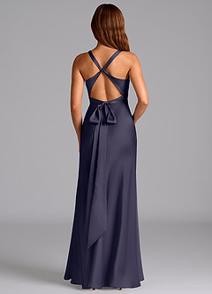 Azazie Hati Brudtärnklänningar Klä av Sjöjungfru i Stretch Satin Stormig image7