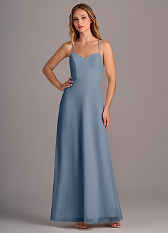 Azazie Mei Bridesmaid Dresses Twilight A-Line Chiffon Dress image3