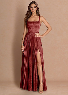 Tatiana Orange Red Maxi Dress image5