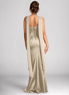 Vestido Champán Maxi Calista image2