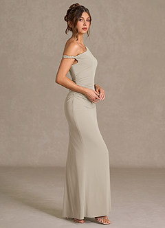 Heliora Beige Maxi Dress image5