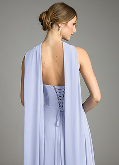 Azazie Ayla Abiti da Damigella Abito A-Line in Chiffon Scollo a Cuore Lavanda image10