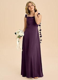 Azazie Gumdrop Junior Klä av Imperium i Stretch Satin Plisserad image2