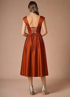 Dana Rust Midi Dress image2