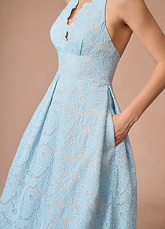 Solenne Navy Maxi Dress image8