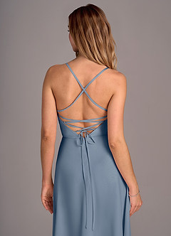Azazie Mei Bridesmaid Dresses Twilight A-Line Chiffon Dress image2