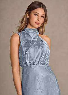 Kleid Lumi Blaues Blumenmuster image5