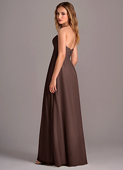 Azazie Joni Final Sale Agave A-Line Strapless Chiffon Convertible Dress image3