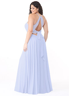 Azazie Evalleen Bridesmaid Dresses Lavender A-Line Pleated Chiffon Dress image1