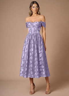 Dana Lilac Midi Dress image5