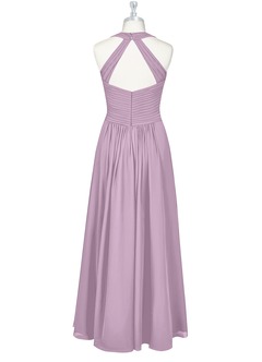 Azazie Claudia Bridesmaid Dresses Wisteria A-Line Sweetheart Neckline Chiffon Dress image8
