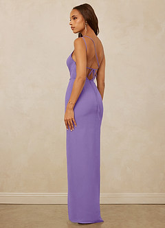 Christian Siriano Bridal for Azazie 1003 Bridesmaid Dresses Tahiti Sheath One Shoulder Chiffon Dress image7