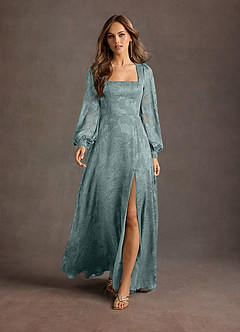 Cerise Powder Blue Maxi Dress image2