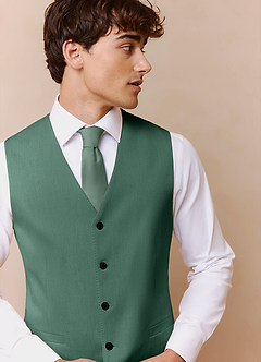 front James Eucalyptus Structured Stretch Suit Vest