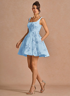 Brynn Sky Blue Mini Dress image6