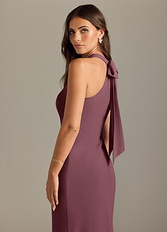 Azazie Doretta Bridesmaid Dresses Sangria Mermaid Pleated Chiffon Dress image6