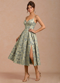 Vestido Azul Midi Corisande image4