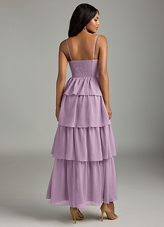 Azazie Kaiden Bridesmaid Dresses Wisteria A-Line Sweetheart Neckline Chiffon Dress image2