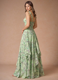 Harmony Sage Floral Maxi Dress image4