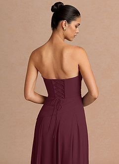 Gabriela Wine Maxi Dress image8