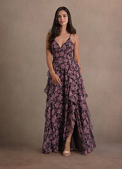 Vestido Lila Multicolor Largo Karin image4