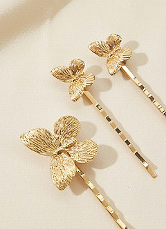 front Butterfly Hair Clip Set