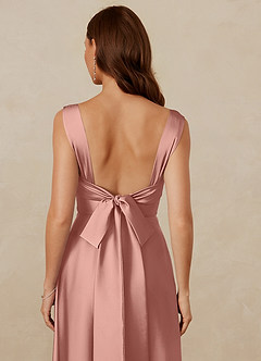 Christian Siriano Bridal for Azazie 1001 Bridesmaid Dresses Rosette A-Line Sweetheart Neckline Stretch Satin Dress image9