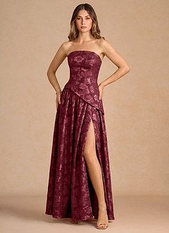 Marcella Wine Maxi Dress image3
