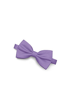 front Matte Satin Pre-Tied Bow Tie