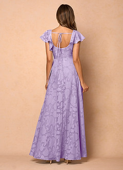 Anna Lilac Ruffled Maxi Dress image2